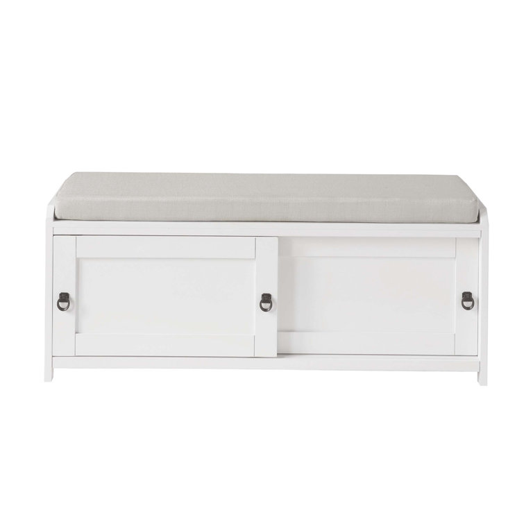 Red Barrel Studio® Wood Storage Bench Wayfair